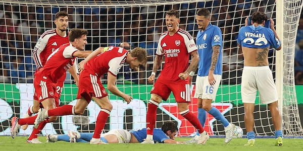 Napoli, l'orgoglio non basta. Troppo forti Odegaard e l'Arsenal
