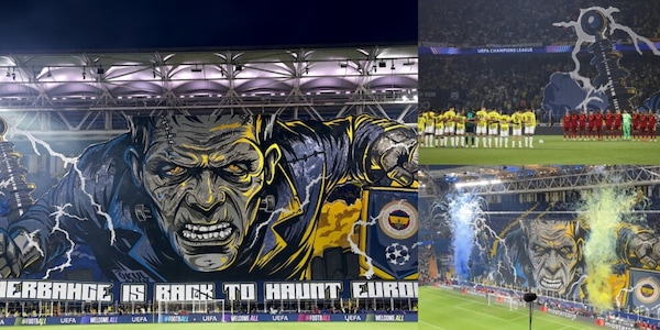 "Il Fenerbahce è tornato a spaventare l'Europa": la coreografia contro la Roma in Champions è impressionante