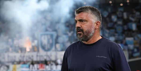 Gattuso punta il Milan e sogna: "Spero di vedere prima o poi l'Olimpico pieno. Frattesi? Gli è scattata una molla"