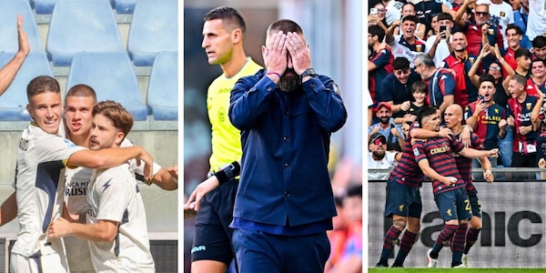 Vasquez salva il Genoa: col Frosinone per De Rossi è solo 1-1. Alvini, la sua squadra è uno show