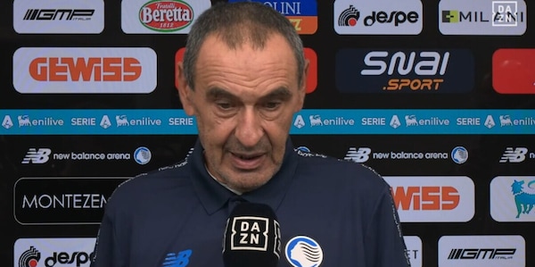 Sarri difende la sua Atalanta: "Abbiamo dominato, il risultato figlio di un po' di sculo..."