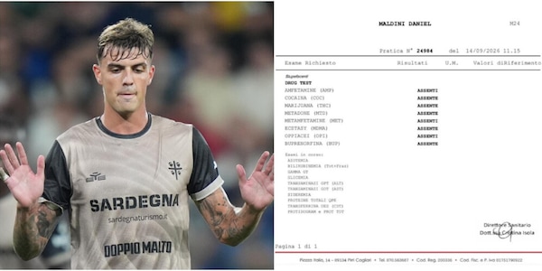 Esami tossicologici online: Maldini pubblica tutto sui social