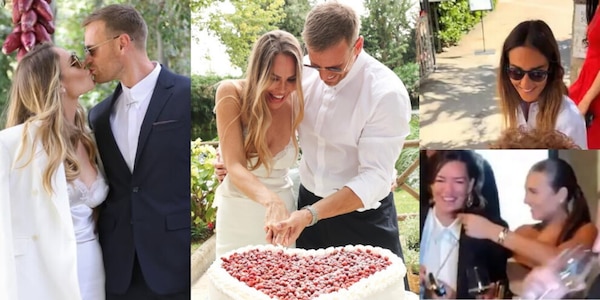 Ilary Blasi matrimonio con Bastian Muller: da Silvia Toffanin a Tamara Pisnoli alle sorelle e ai figli, chi c'era e tutti i look