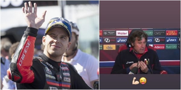 Bezzecchi cade ancora ma non molla. E sui social posta... Malesani!