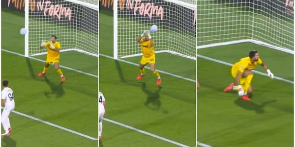 Muric saponetta, sul primo gol di Varela la palla gli scappa dalle mani