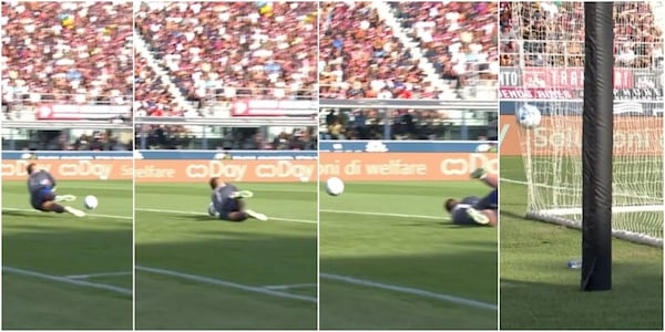 Papera di Skorupski e il Torino riacciuffa il Bologna grazie a Kulenovic: lo sconforto del portiere è totale