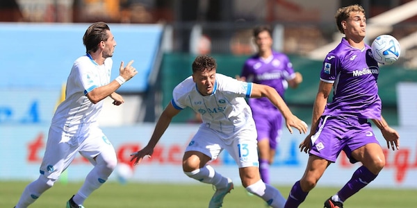 Jimenez risponde a Gilmour: Fiorentina-Napoli finisce in parità. Allegri è a 7 punti in classifica