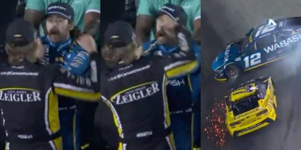 Prima l'incidente in pista, poi la rissa furiosa tra i piloti: cosa è successo in Nascar