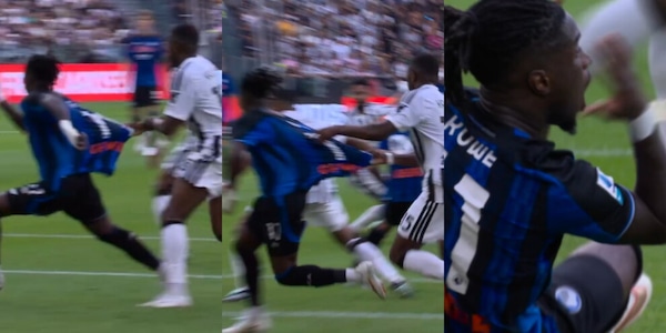 Rowe trattenuto da Kalulu in area, l'Atalanta protesta ma per Zufferli non c'è nulla: cosa è successo