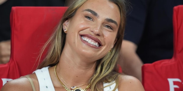 Sorrisi e gioielli in bella vista: Aryna Sabalenka star a San Siro per Milan-Lecce