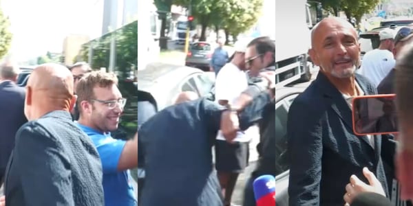 Alla Juve anche Spalletti rischia l'infortunio: l'incidente a Lissone scatena i tifosi VIDEO