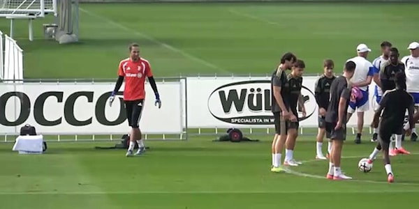 Juve, riuscito l'intervento di Grabara