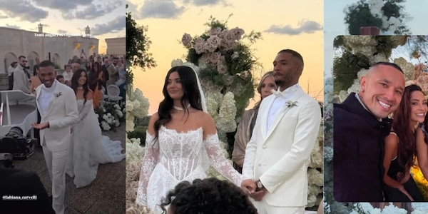 Juan Jesus si sposa: le foto della festa, c'è anche Nainggolan
