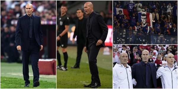 Zidane debutta sulla panchina della Francia: l'emozione durante la Marsigliese, la carica in panchina nel match con la Turchia