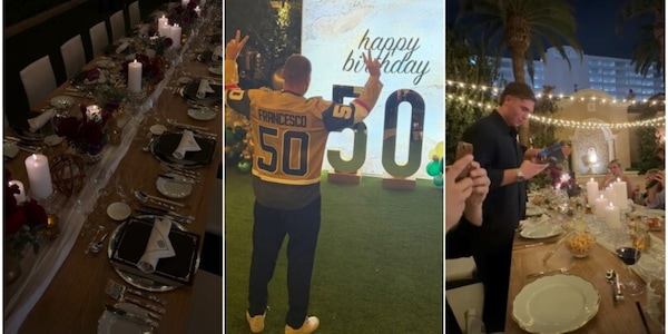 La festa di Totti a Las Vegas è pazzesca con Noemi Bocchi e tutti i figli: i 50 anni diventano uno show