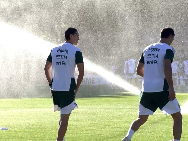 Italia, l'allenamento degli Azzurri