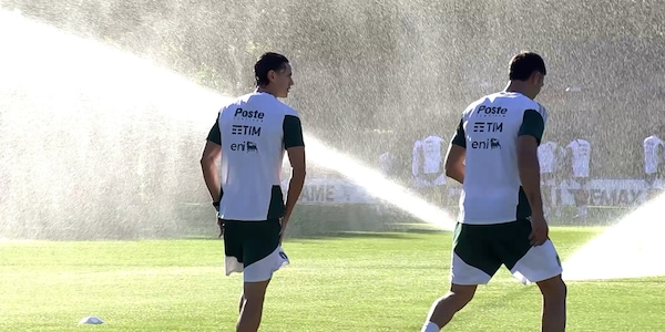Italia, l'allenamento degli Azzurri