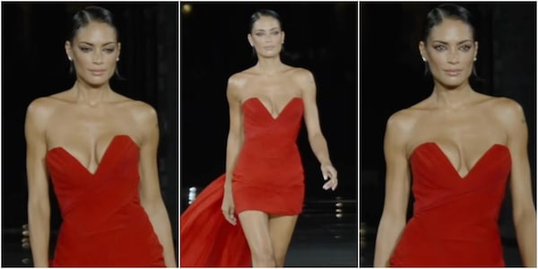 Elodie sfila a Parigi: le foto della passerella fanno impazzire i social