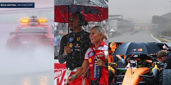 Diluvio senza fine a Sepang, la F1 costretta ad aspettare: le foto sotto la pioggia della Malesia FOTO
