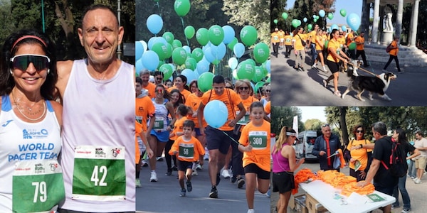 Lo spettacolo della Walk Run di Rom-E: tutte le foto della maratonina nel verde di Villa Borghese