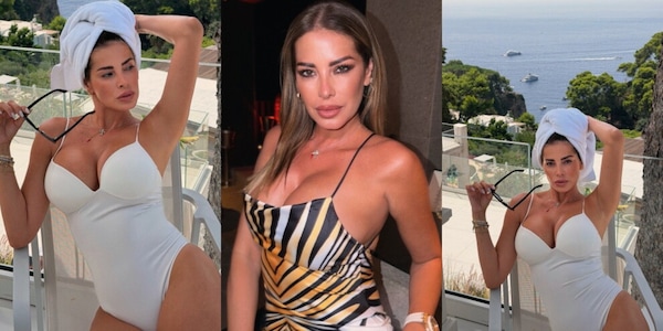 L'estate infinita di Aida Yespica: il bikini bianco come una vera diva degli anni 60 incanta tutti