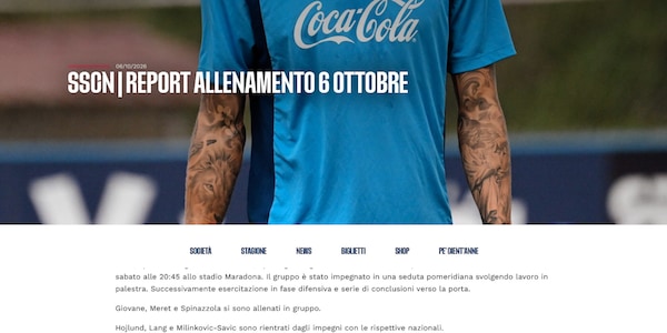 Napoli, lesione al soleo per Vergara: un mese di stop