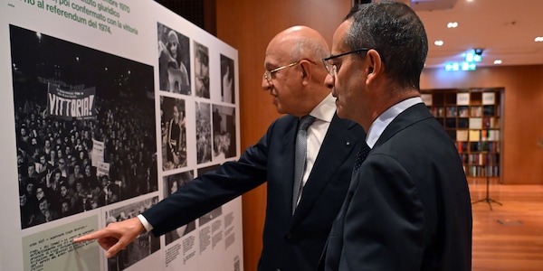 La mostra ANSA 'Le donne delle Repubblica' alla sede dell'Abi