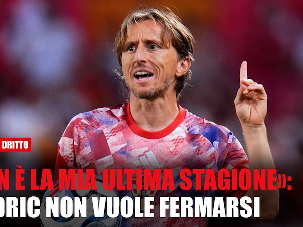Modric: «Io non mi fermo»