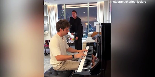Leclerc, Singapore è in musica