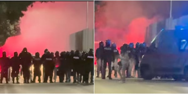 Alta tensione prima di Avellino-Sampdoria: contatto tra tifosi e polizia fuori dallo stadio