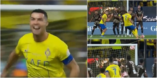 Cristiano Ronaldo subito in gol dopo il caso Portogallo. E dopo il gol si scatena...