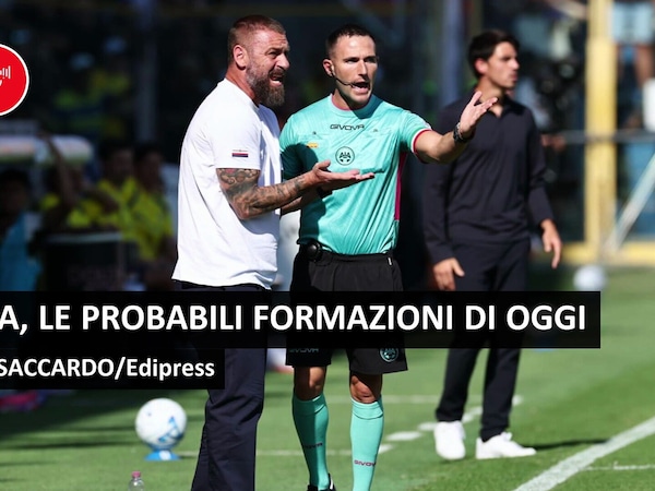 Serie A, le probabili formazioni di oggi