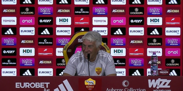 Gasperini: "La passione dei tifosi della Roma ti contagia: è molto favorevole"
