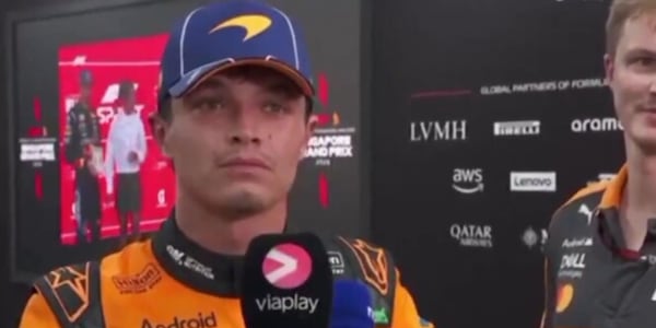 Norris sarcastico dopo l'incidente con Piastri: "Sai cos'è questa? Una gara!"