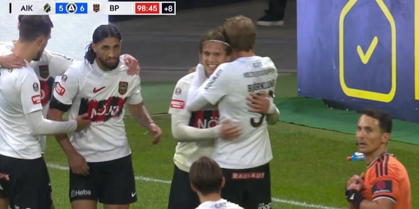 Incredibile in Svezia: Aik-Brommapojkarna senza gol nel primo tempo, poi finisce 5-6
