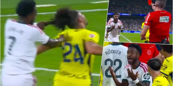 Follia Vinicius Junior: tira i capelli a Nathan e viene espulso in Real Madrid-Villarreal