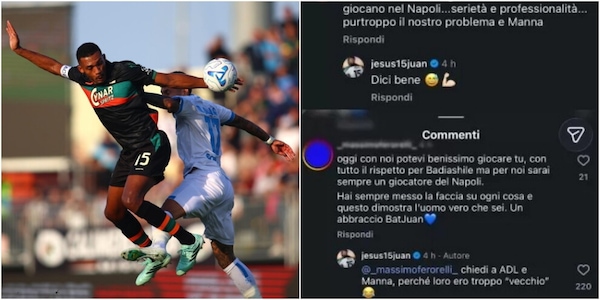 La frecciata di Juan Jesus dopo la sconfitta del Napoli: "Ero troppo vecchio..."