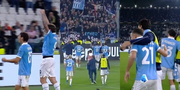 FOTO La corsa, gli abbracci e la festa sotto il settore ospiti: la gioia della Lazio dopo il tris alla Juve
