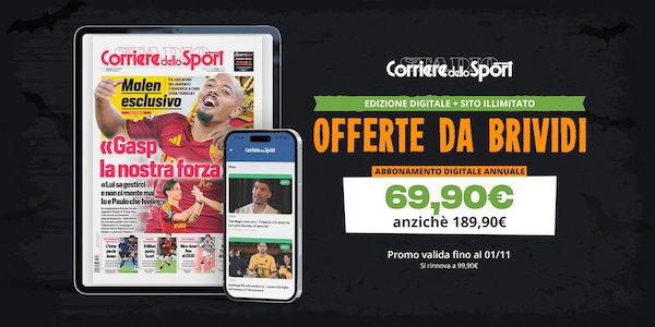 Promo Halloween, offerta a tempo sull'abbonamento al Corriere dello Sport