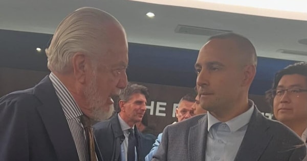 Rizzetta ospite di De Laurentiis al Maradona: voleva comprare il Napoli, ora vola col basket