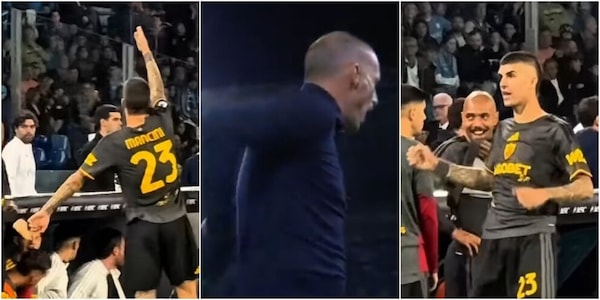 Allegri espulso si toglie la giacca, e Mancini lo imita così...