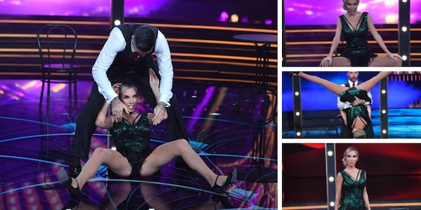 Noemi Bocchi show: la spaccata sexy e il ballo mandano in delirio i social