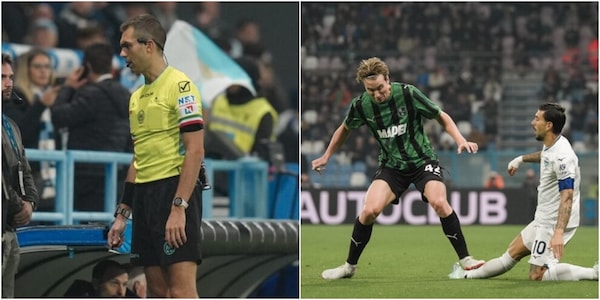 Zufferli stecca sotto gli occhi di Orsato: la moviola di Sassuolo-Lazio