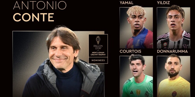La lista dei candidati al Pallone d'Oro: ci sono anche Donnarumma e Yildiz. Conte in lizza come migliore allenatore La lista dei candidati al Pallone d'Oro: ci sono anche Donnarumma e Yildiz. Conte in lizza come migliore allenatore