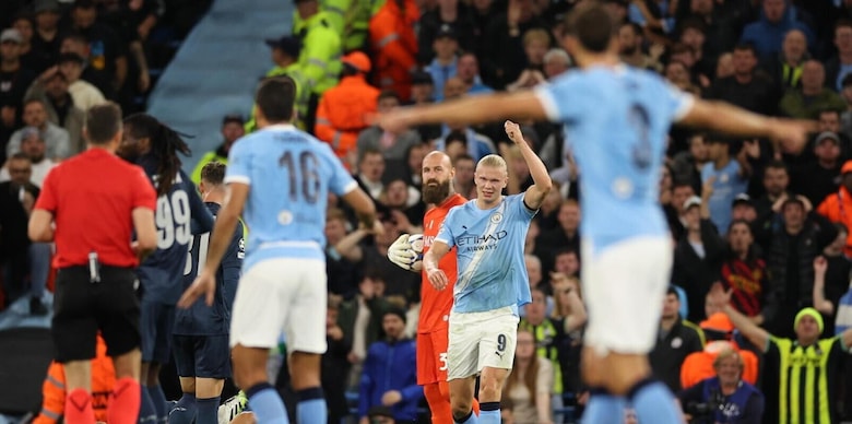 LIVE Manchester City-Napoli: sblocca un gol di Haaland, raddoppio di Doku