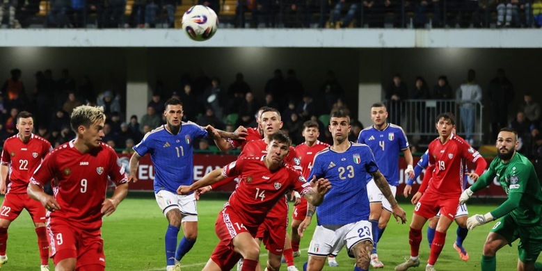 L'Italia vince a fatica contro la Moldavia: decisivi nel finale Mancini ed Esposito
