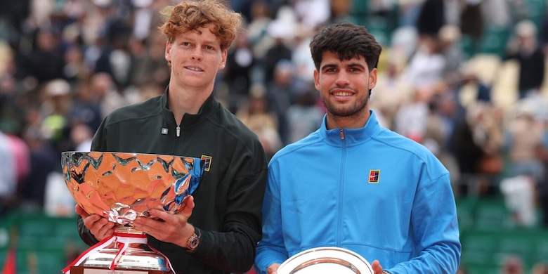 Sinner, sei un fenomeno! Alcaraz sconfitto in due set, è trionfo azzurro a Montecarlo