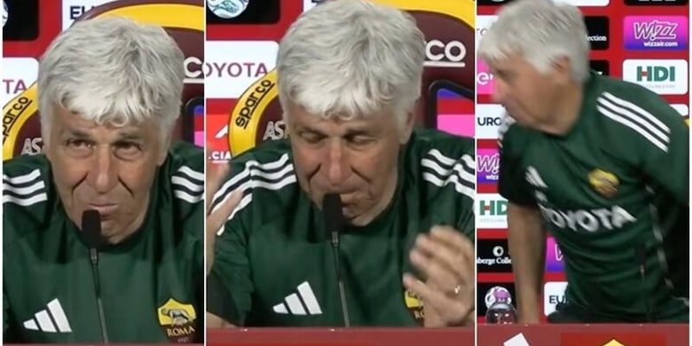 Gasperini: "Non sono una brutta persona". Poi lascia la conferenza in lacrime e sbatte la porta VIDEO