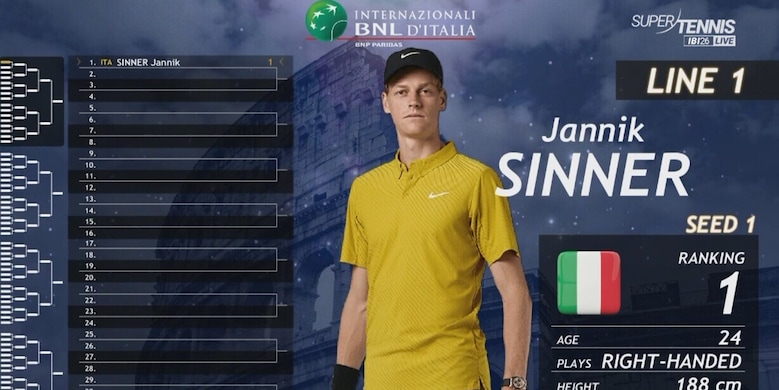 Internazionali d'Italia diretta sorteggio: Sinner debutterà contro uno tra Ofner e Michelsen, può trovare Berrettini al terzo turno. Il tabellone completo LIVE