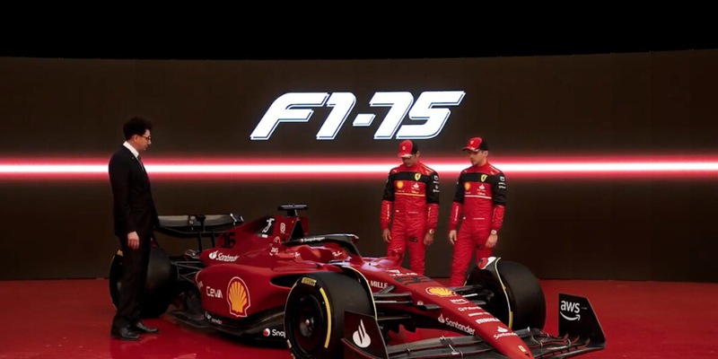 F1-75: presentata la nuova Ferrari per il mondiale 2022